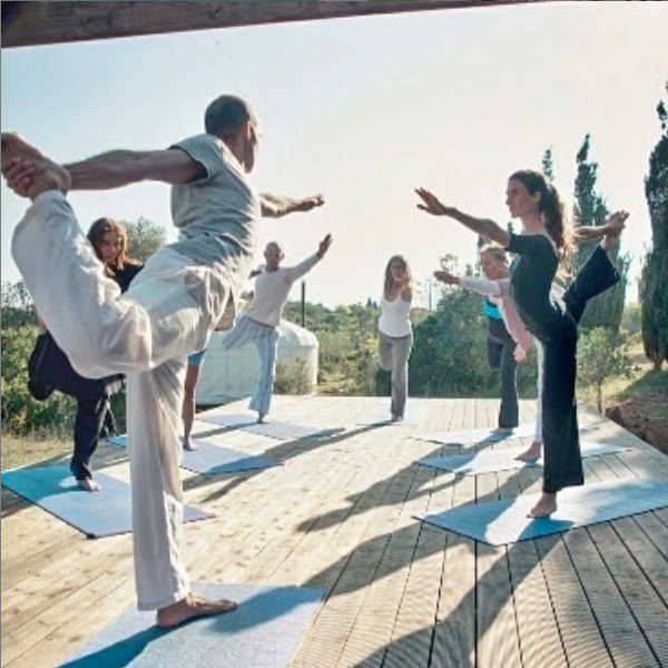 Garten / Park beim Yoga Retreat Camp in Portugal